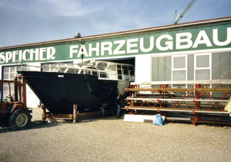 Betriebsgelände der Speicher Fahrzeugbau GmbH in Buggingen
